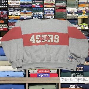 90s nutmeg San Francisco 49ers NFL Football Sweater